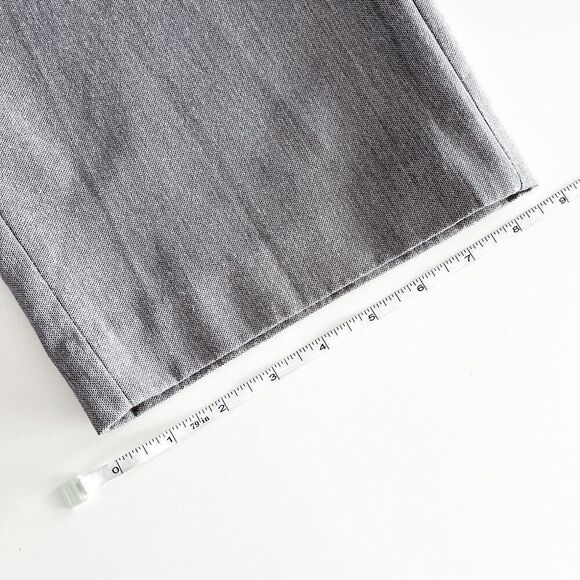 Calvin Klein Mens Flat Front Mid-rise Straight Fit Dress Pants Light Gray 38 - Picture 9 of 9